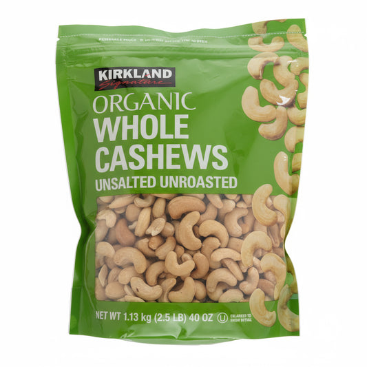 Organic Cashew Nuts (Unsalted)